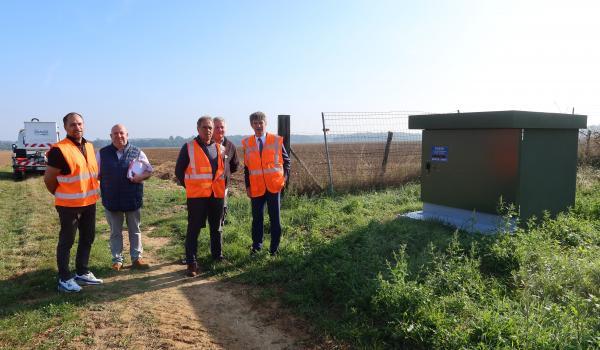 Visite de chantier à Saint-Luc