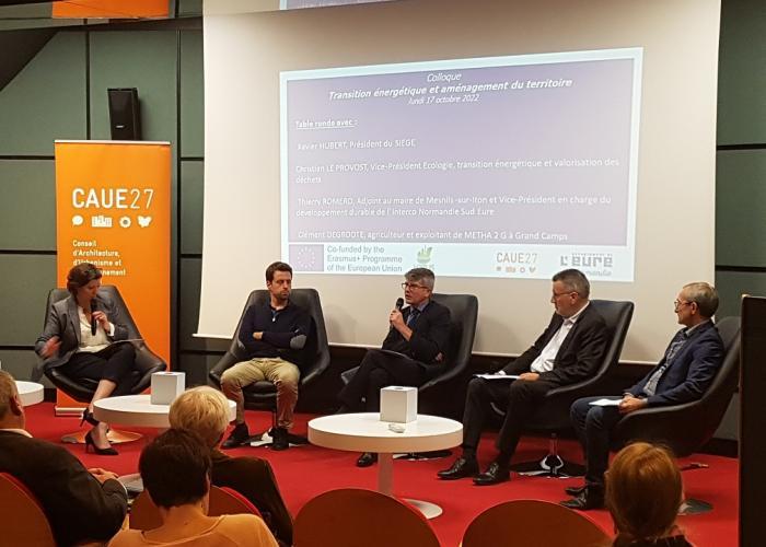 Xavier Hubert intervient au colloque sur la transition énergétique du Conseil Départemental de l'Eure