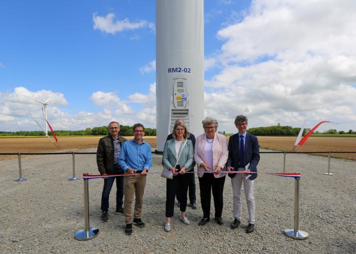 Inauguration du parc éolien de Grandvilliers roman