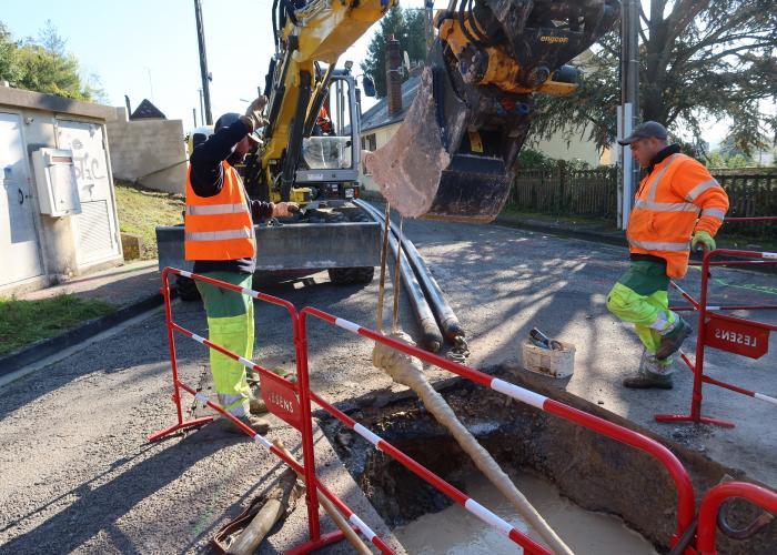 Visite de chantier du SIEGE 27 à Ezy-sur-Eure