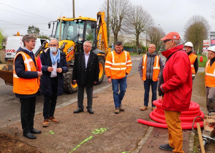 Chantier à Verneuil-d'Avre et d'Iton