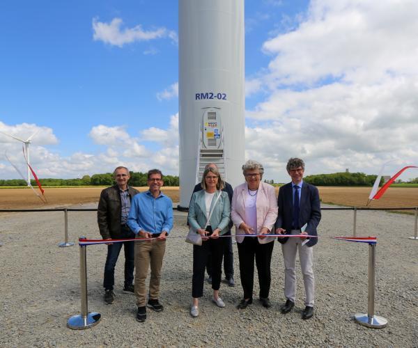 Inauguration du parc éolien de Grandvilliers roman