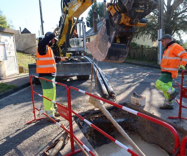 Visite de chantier du SIEGE 27 à Ezy-sur-Eure