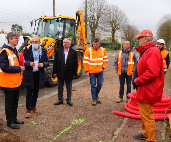 Chantier à Verneuil-d'Avre et d'Iton