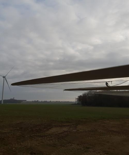 Pose d'éoliennes à Mesnils-sur-Iton