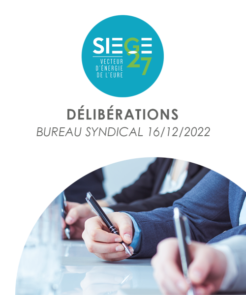 Délibérations Bureau syndical 16 décembre 2022